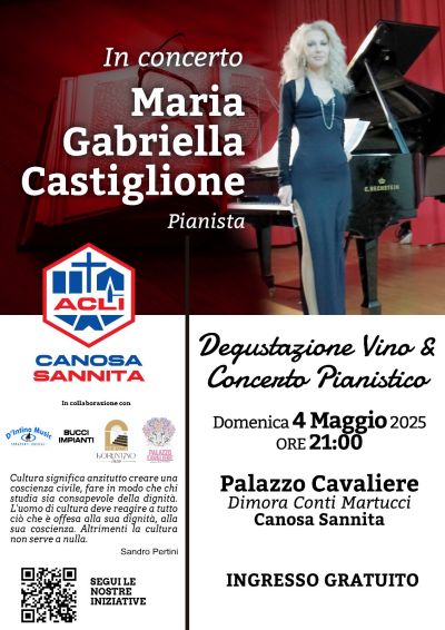Degustazione Vino e Concerto Pianistico - Canosa Sannita (CH) - Circolo Acli Canosa Sannita (CH)
