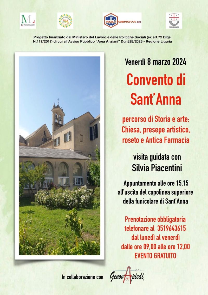Convento di Sant&#039;Anna: Percorso di Storia e Arte - Acli Genova (GE)