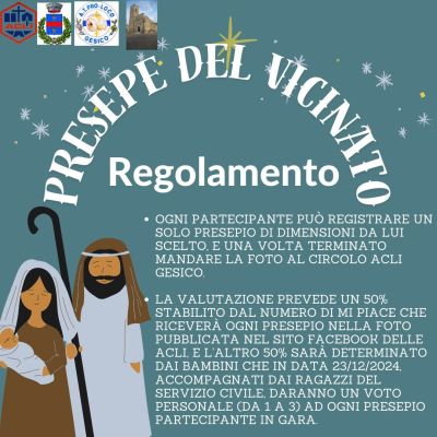 Presepi del Vicinato - Circolo Acli Gesico (CA)