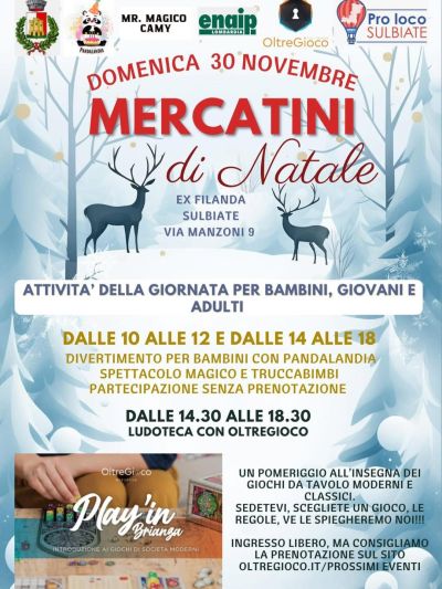 Mercatini di Natale - Sulbiate - Enaip Lombardia