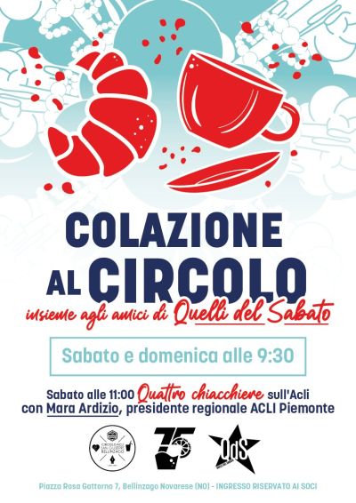 Colazione al Circolo - Bellinzago Novarese (NO) - Circolo Acli Bellinzago (NO)
