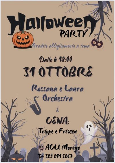 Halloween Party - Morego (GE) - Circolo Acli Morego (GE)