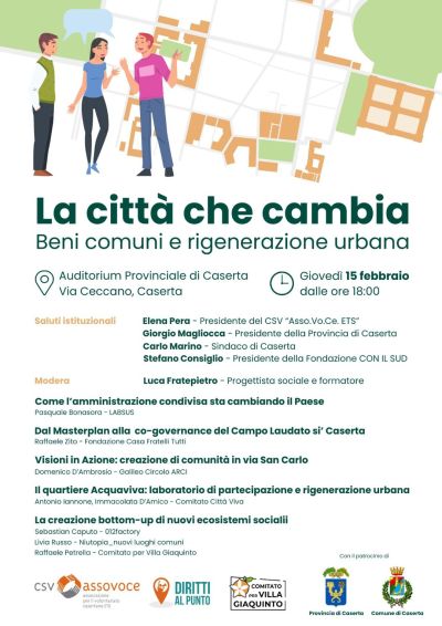 La città che cambia: Beni comuni e rigenerazione urbana - Acli Caserta (CE)