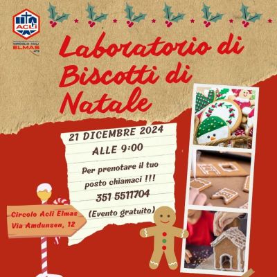 Laboratorio di Biscotti di Natale - Circolo Acli Elmas (CA)