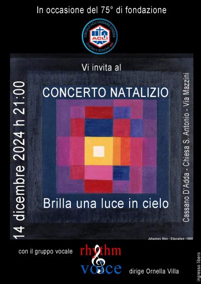 Concerto Natalizio "Brilla una luce in cielo" - Circolo Acli Cassano D'Adda (MI)