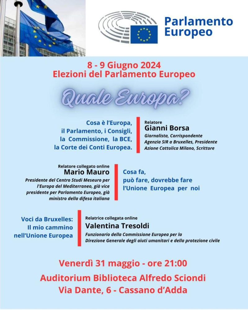 Quale Europa? - Circolo Acli Cassano d'Adda (MI)