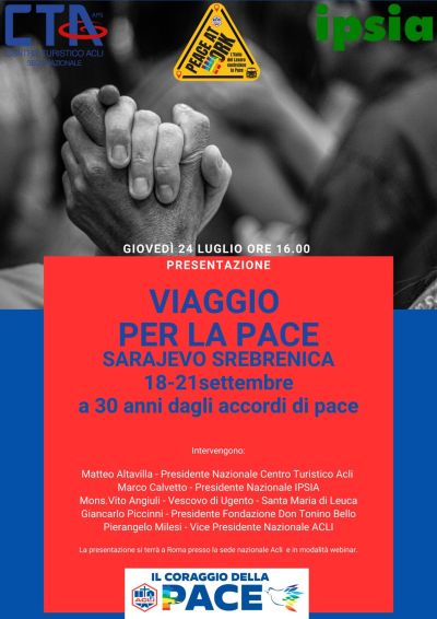 Presentazione del Viaggio per la Pace - Roma - CTA Nazionale