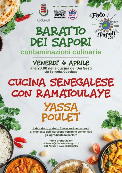 Cucina senegalese con Ramatoulaye - Cucciago (CO) - Circolo Acli Cucciago (CO)