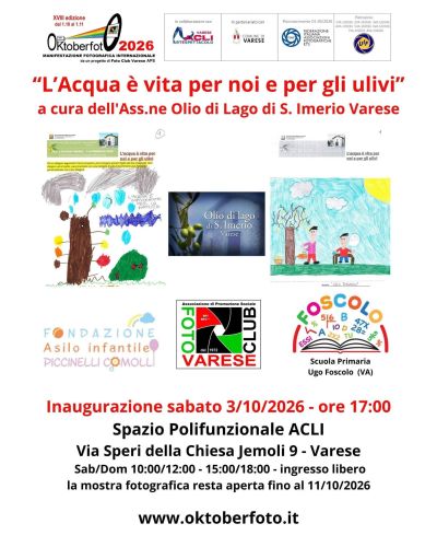 OKTOBERFOT 2026 - L'ACQUA È VITA PER NOI E PER GLI ULIVI - VARESE - ACLI ARTE E SPETTACOLO VARESE