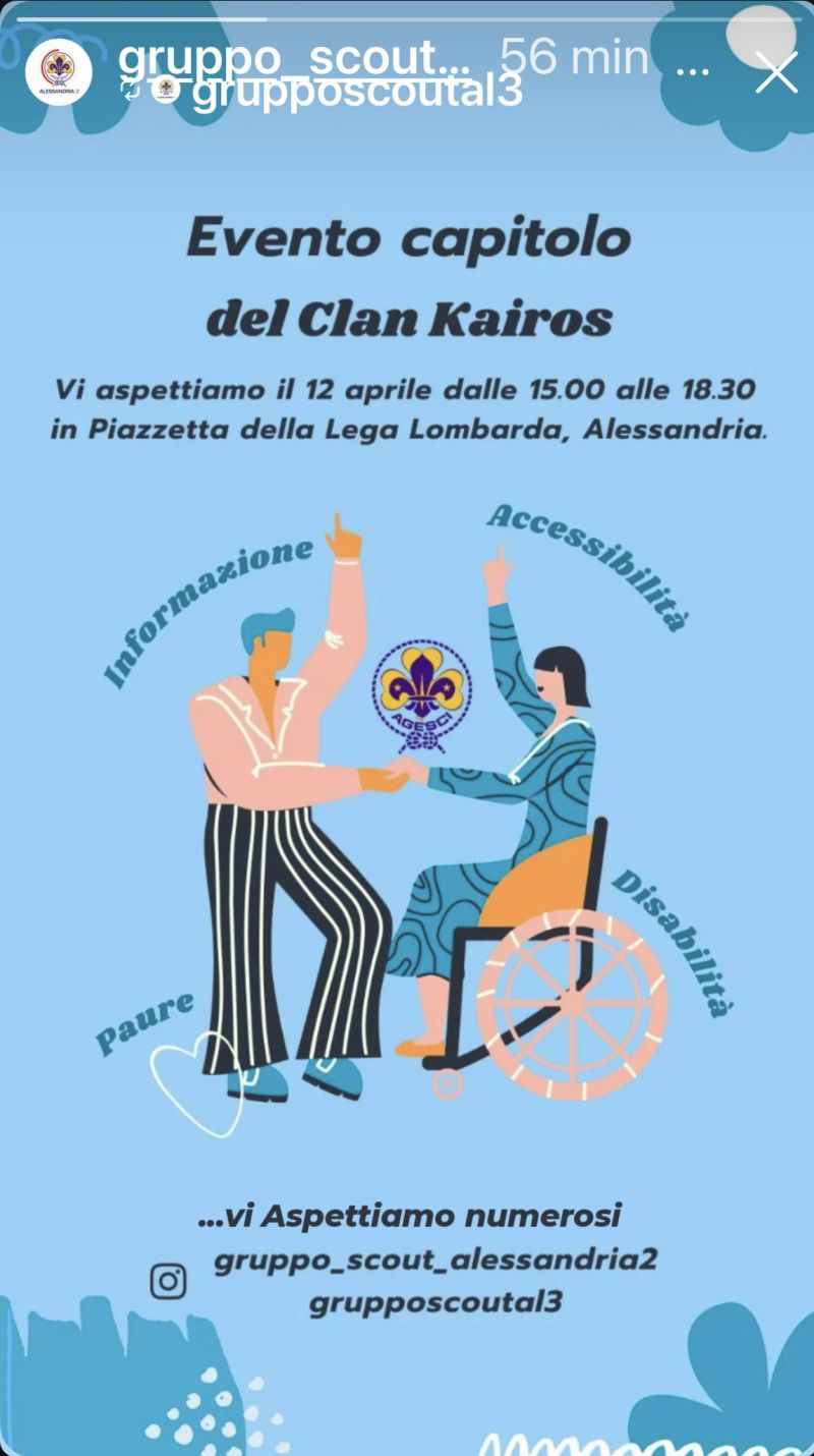 Evento capitolo del Clan Kairos - Acli Alessandria (AL)