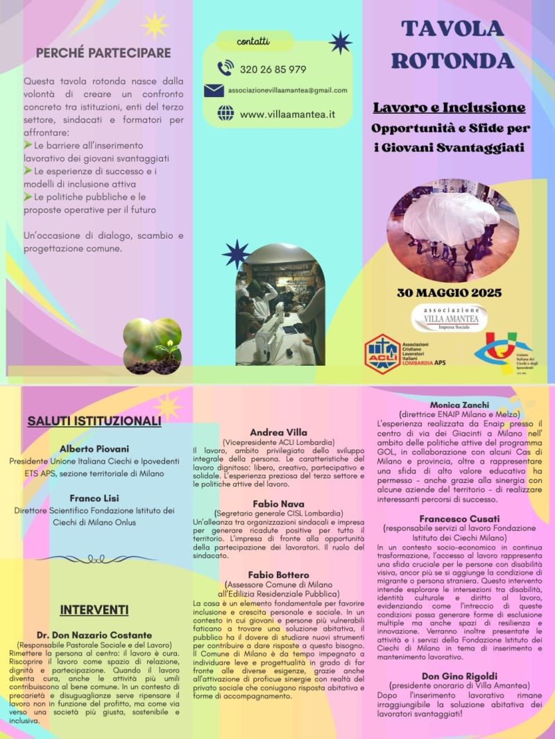 Lavoro e inclusione, opportunità e sfide per giovani svantaggiati - Acli Lombardia