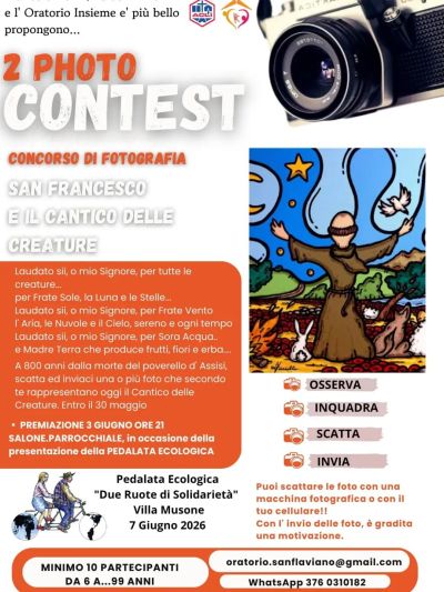 2 PHOTO CONTEST - SAN FRANCESCO E IL CANTICO DELLE CREATURE - LORETO (AN)