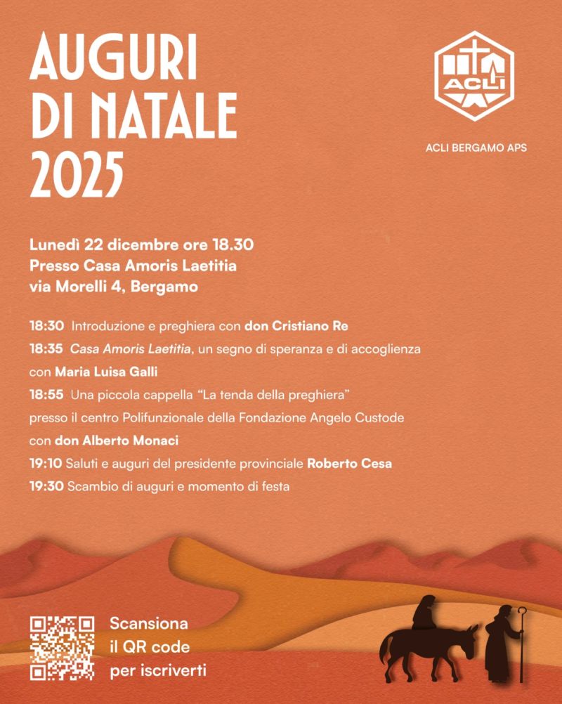 Auguri di Natale - Bergamo - Acli Bergamo (BG)