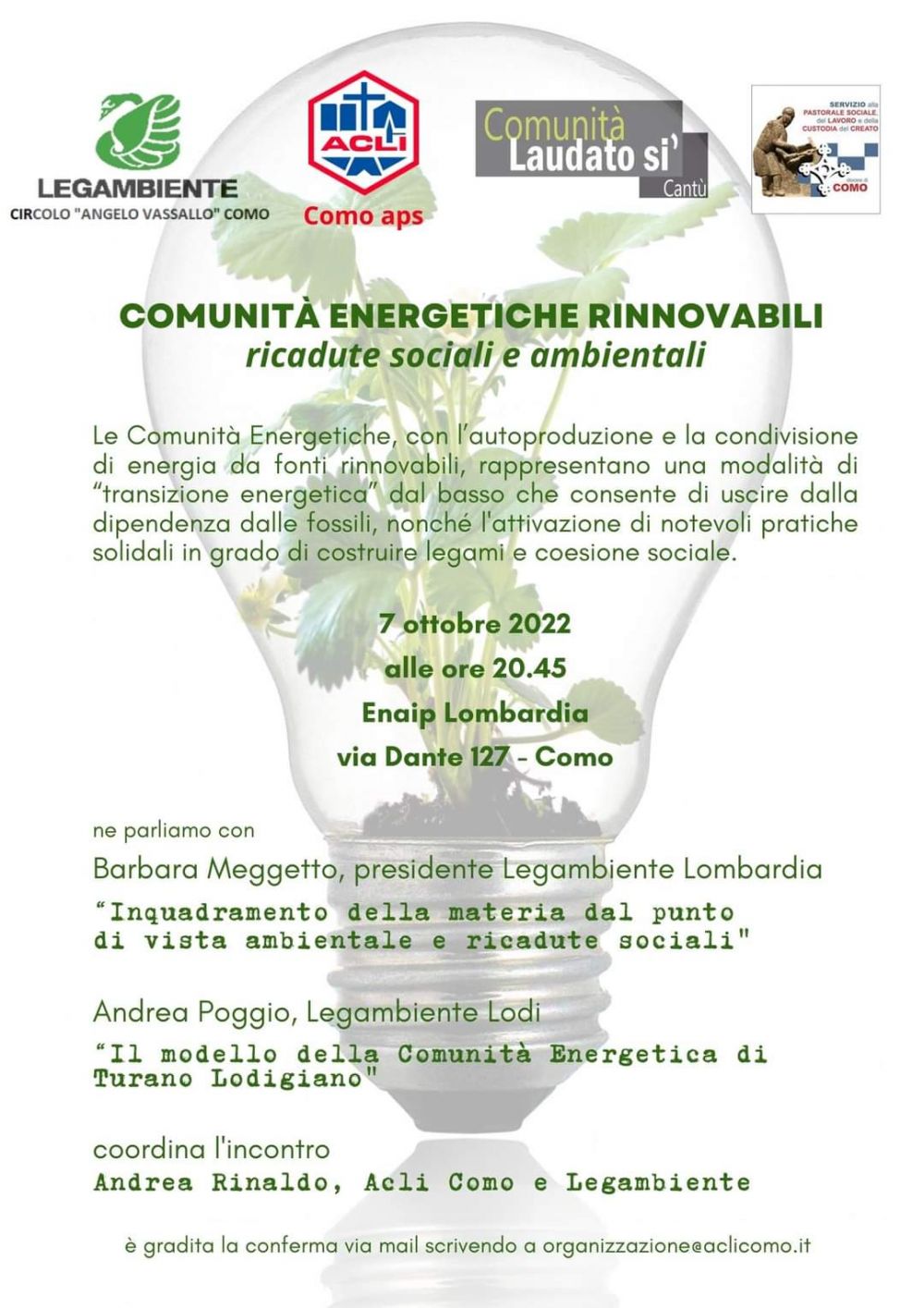 Comunità Energetiche Rinnovabili - Acli Como (CM)