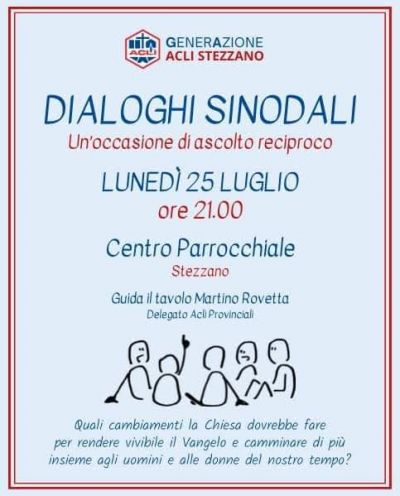 Dialoghi sinodali - Circolo Acli Stezzano (BG)