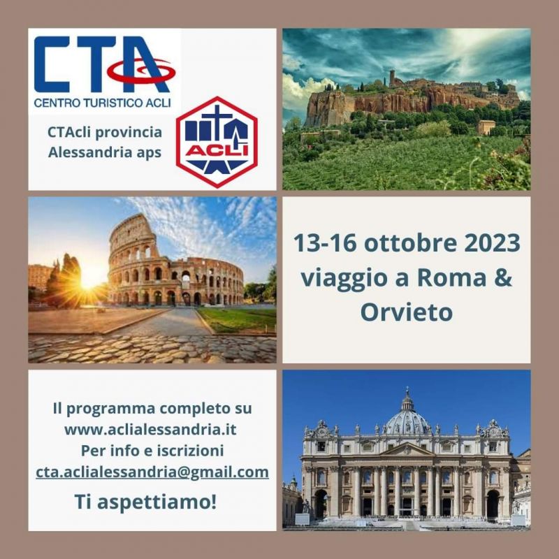 Viaggio a Roma & Orvieto - CTA Alessandria (AL)