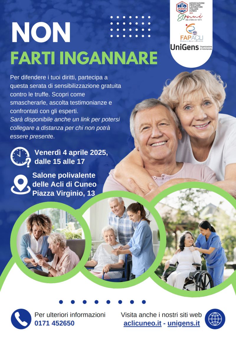 Non farti ingannare - Acli Cuneo (CN)