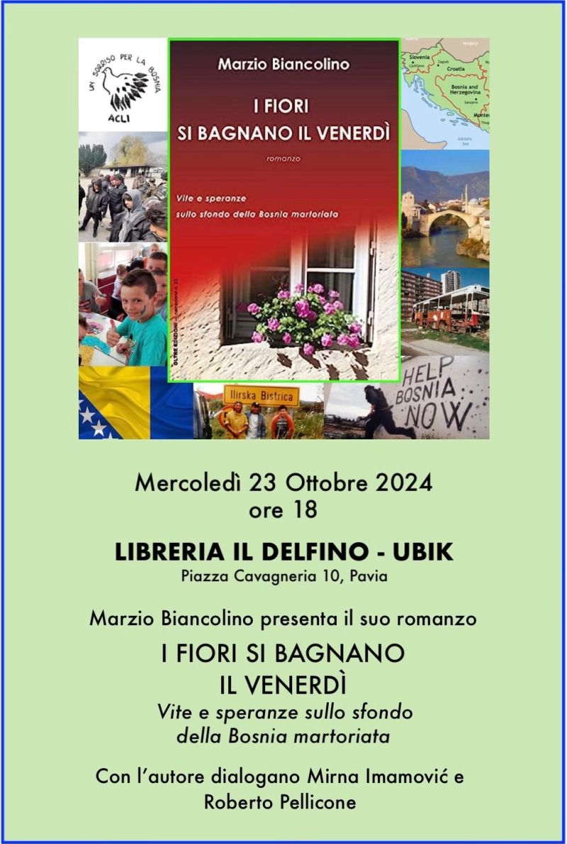 Presentazione libro "I fiori si bagnano il venerdì" - Acli Pavia (PV)