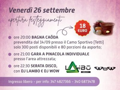 Festa Patronale di San Michele Arcangelo - Tetti di Dronero (CN) - Circolo Acli Pro-Tetti (CN)