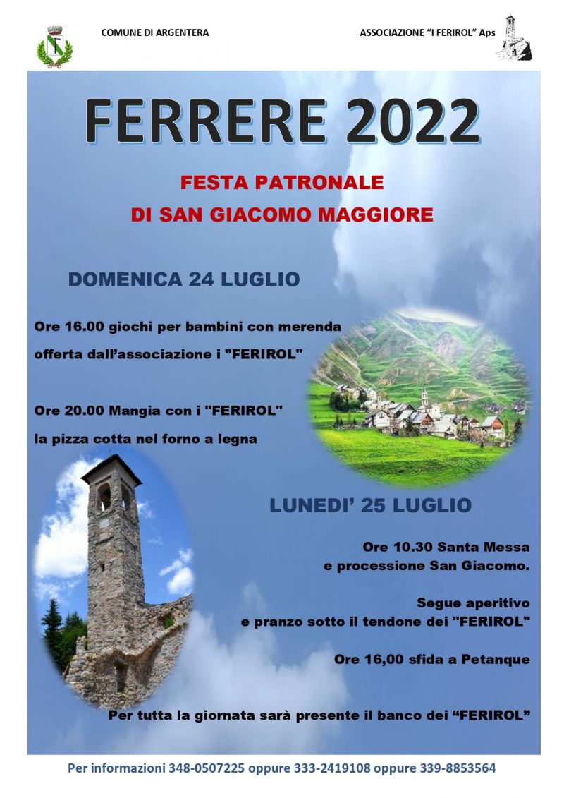 Ferrere 2022 - Circolo Acli  I Ferirol (CN)