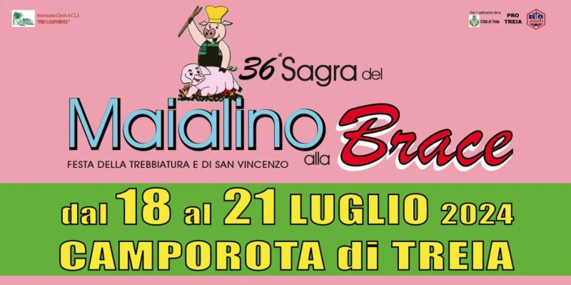 36ª Sagra del Maialino alla Brace - Circolo Acli Pro Camporota di Treia (MC)