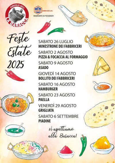 Feste Estate 2025 - Genova - Acli Genova (GE)