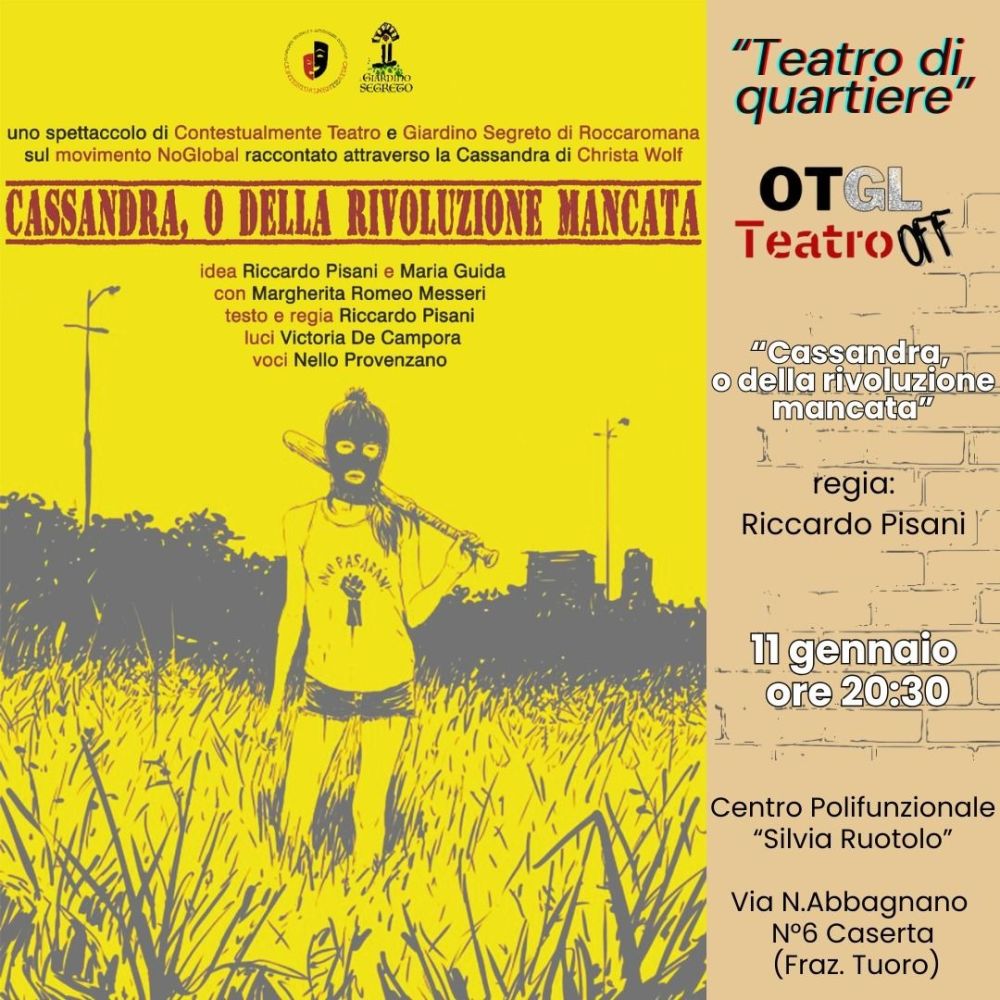 Cassandra, o della rivoluzione mancata - Generazione Libera affiliata Acli Caserta (CE)
