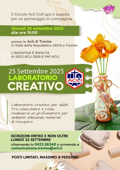 Laboratorio Creativo - Treviso - Circolo Acli Colf e Acli Treviso (TV)