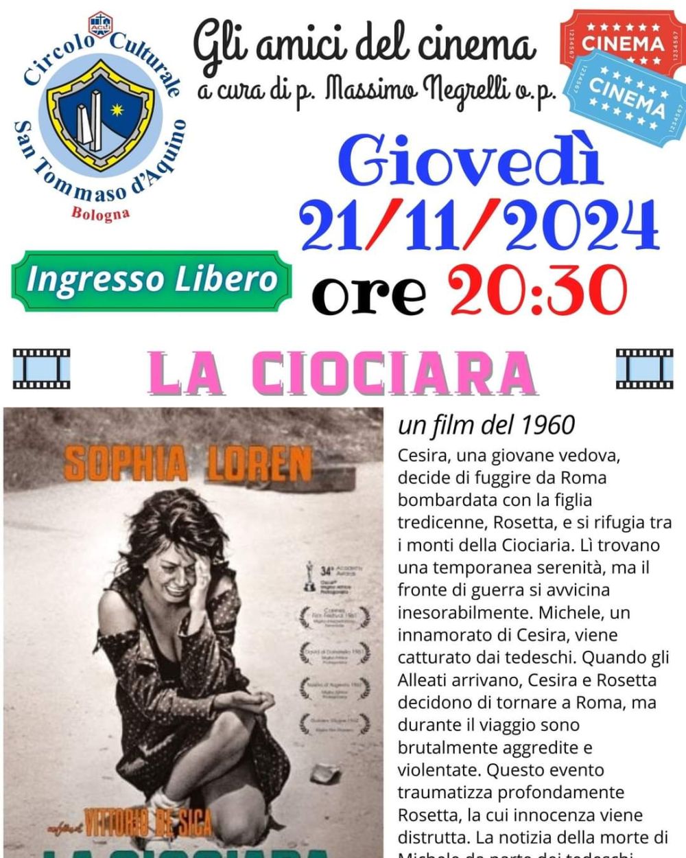La ciociara - Circolo Acli San Tommaso d'Aquino (BO)