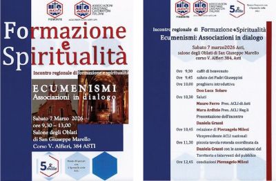 ECUMENISMI: ASSOCIAZIONI IN DIALOGO - ASTI
