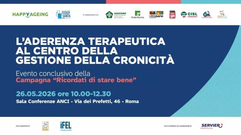L'ADERENZA TERAPEUTICA AL CENTRO DELLA GESTIONE DELLA CRONICITA' - ROMA
