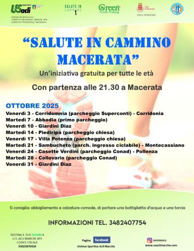 Salute in Cammino - Macerata - US Acli Marche