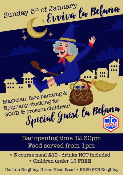 Evviva la Befana - Circolo Acli Keighley (Inghilterra)