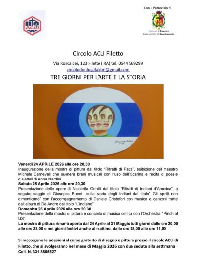 TRE GIORNI PER L'ARTE E LA STORIA - FILETTO