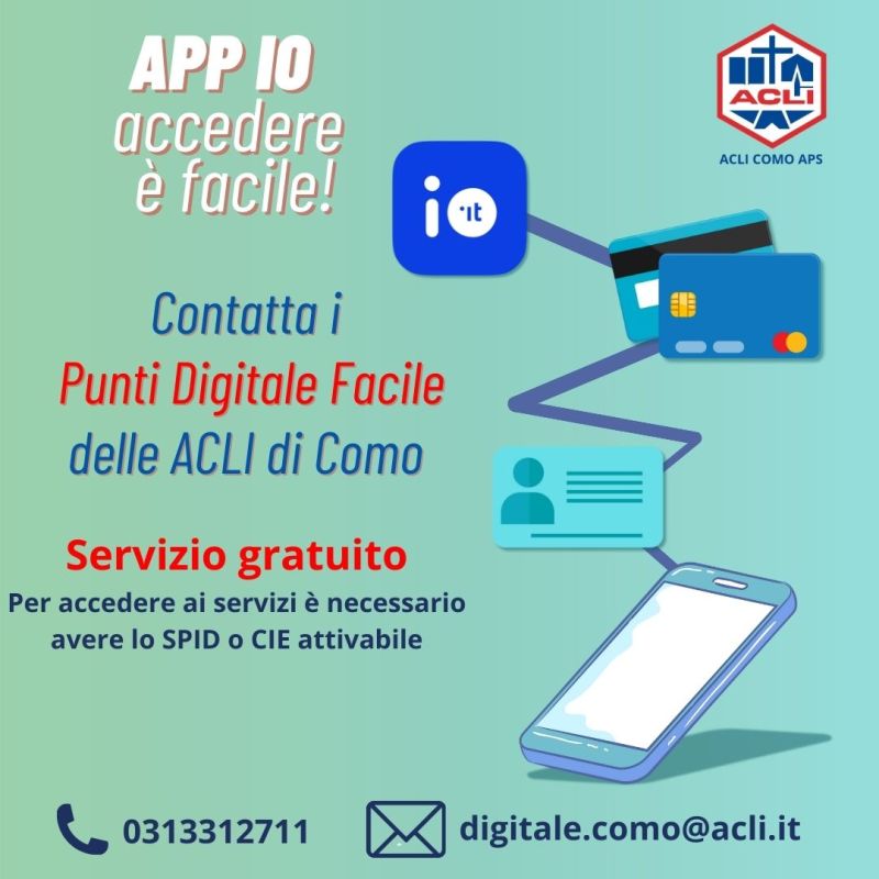 App IO: Accedere è facile! - Como - Acli Como (CO)