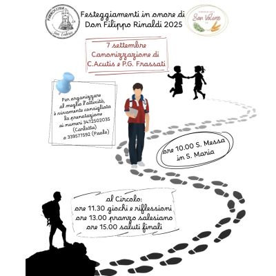 Festeggiamo in onore di Don Filippo Rinaldi - Alessandria - Circolo Acli San Valerio (AL)
