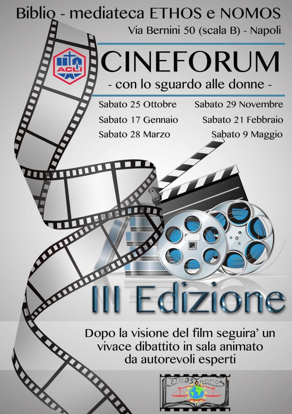 Cineforum: Con lo sguardo alle donne - Naplo - Acli Napoli (NA)