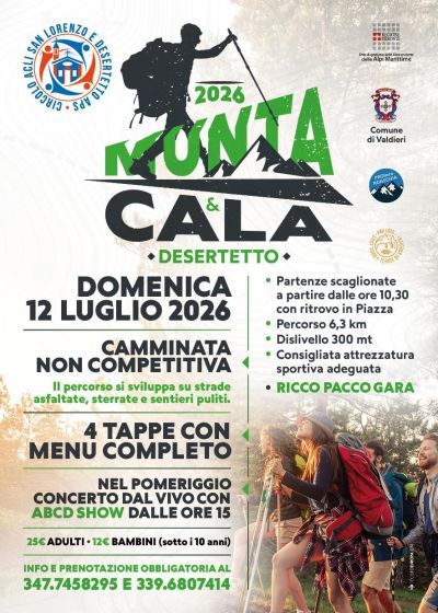 MUNTA &amp; CALA DESERTETTO - CIRCOLO ACLI SAN LORENZO E DESERTETTO (CN)