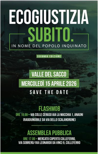 ECOGIUSTIZIA SUBITO - VALLE DEL SACCO - ANAGNI (FR)