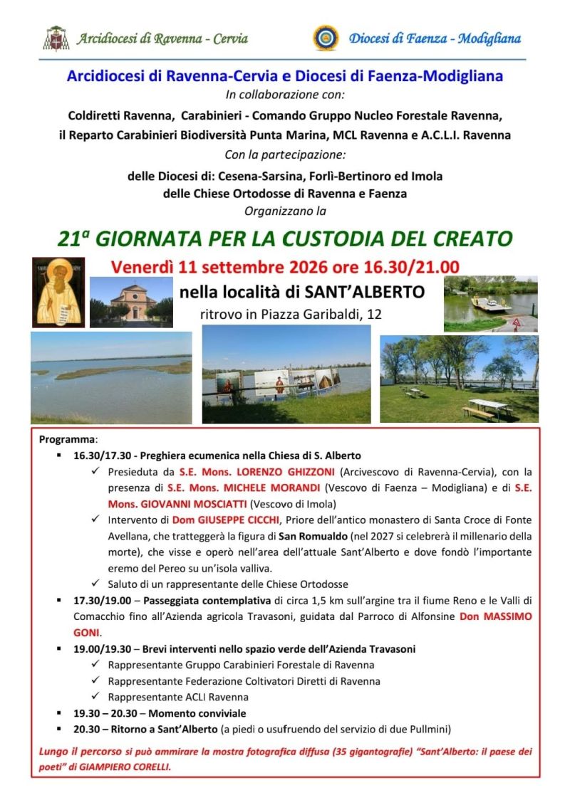 21° GIORNATA PER LA CUSTODIA DEL CREATO - ACLI RAVENNA