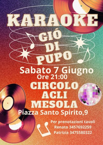 Karaoke - Mesola (FE) - Circolo Acli Mesola (FE)