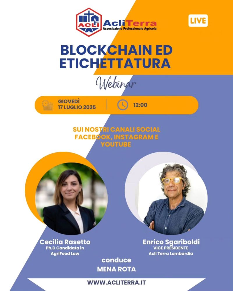 Blockchain ed etichettatura - Acli Terra