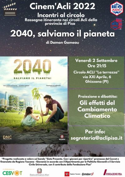 Cinema&#039;Acli 2022 - Acli Pisa (PI)