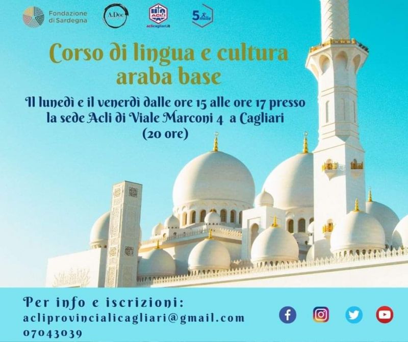 Corso di lingua e cultura araba - Acli Cagliari (CA)