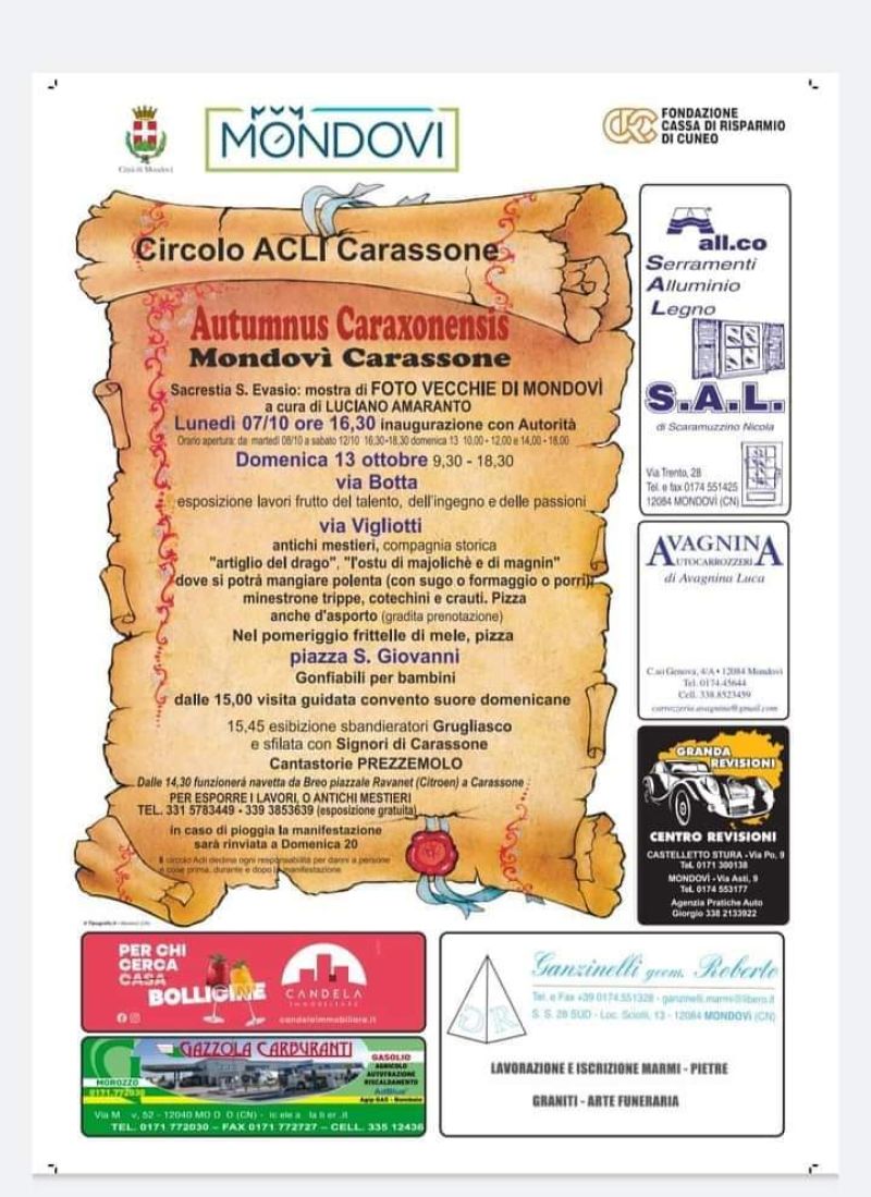 Autumnus Carassone - Circolo Acli Carassone (CN)