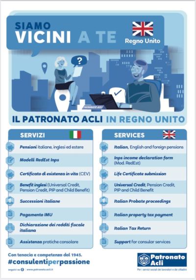 Siamo vicini a te: Il Patronato Acli Regno Unito - Circolo Acli Keighley (Inghilterra)