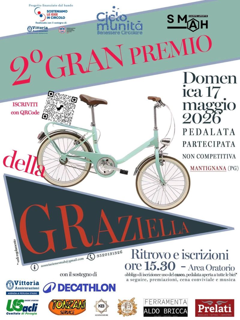 2° GRAN PREMIIO DELLA GRAZIELLA - PEDALATA PARTECIPATA - MANTIGNANA (PG)