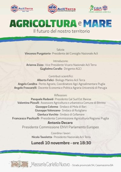 Agricoltura e mare - Casamassima (BA) - Acli Terra