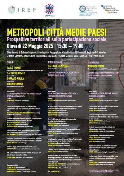 Metropoli Città Medie Paesi - Acli Siracusa (SR)