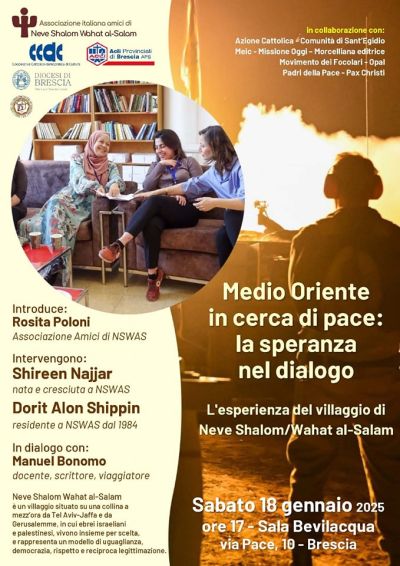 Medio Oriente in cerca di pace: la speranza nel dialogo - Acli Brescia (BS)